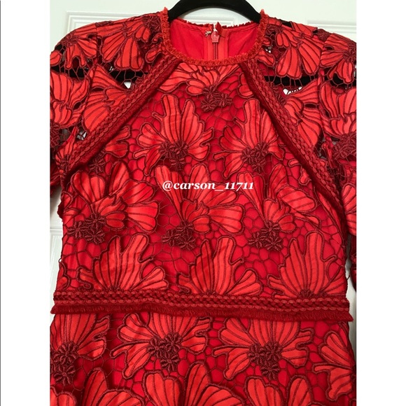 NWT Runway Alexis Defina Lace Tiered Dress S - Picture 7 of 13